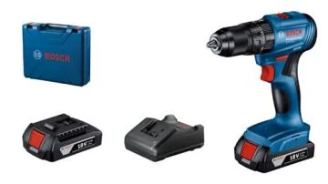 BOSCH GSB 185-LI 18V Cordless Drill 2x2Ah